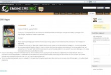 Convergence Application front page design