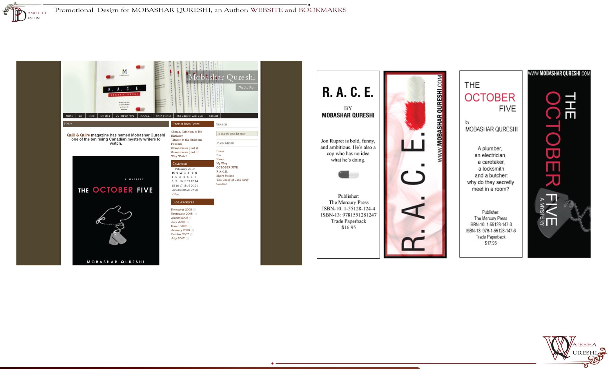 Mobashar Qureshi:: The Authors, book covers and website, www.mobasharqureshi.com